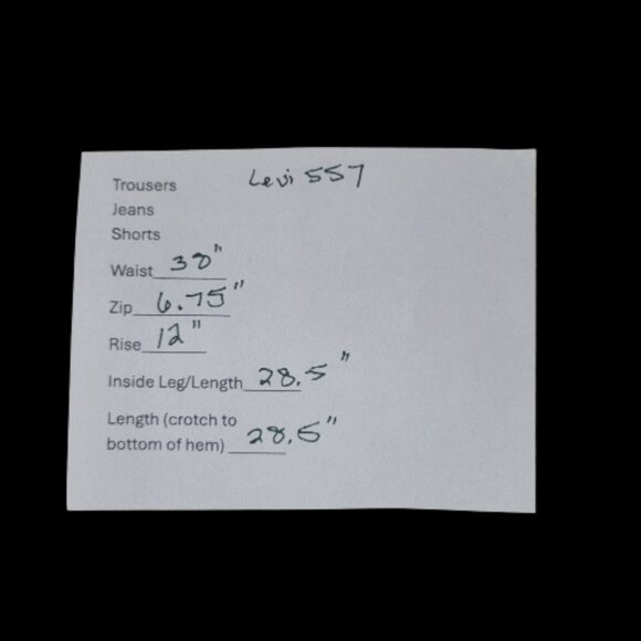 Levi’s 557 Relaxed Boot Jeans W38 L30 - Picture 7 of 7